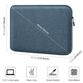 HAWEEL 16 inch Laptop Sleeve Case Zipper Briefcase Bag for 15-16.7 inch Laptop